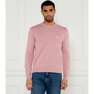 BOSS ORANGE Sweter Kanovano_S Regular Fit z dodatkiem kaszmiru - Swetry męskie - miniaturka - grafika 1