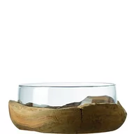 Miski i półmiski - LEONARDO HOME Leonardo 084 411 misa o podstawie z drewna teakowego 084411 - miniaturka - grafika 1