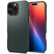 Etui i futerały do telefonów - Spigen Thin Fit Mag Magsafe do iPhone 16 Pro Abyss Green - miniaturka - grafika 1
