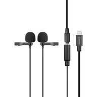 Akcesoria fotograficzne - Boya Mikrofon pojemnościowy z klipsem BY-M2D BY-M2D - miniaturka - grafika 1