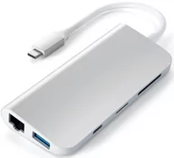 Huby USB - Hub USB SATECHI Multimedia ST-TCMM8PAS, 4 porty - miniaturka - grafika 1