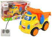 Zabawki zdalnie sterowane - Samochód Wywrotka Zdalnie Sterowana Żółta Pilot Dla Malucha - miniaturka - grafika 1
