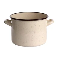 Garnki - Altom GARNEK PROSTY 4,8L ŚR.20CM WYS.15CM KREM NAKRAPIANY 5901638199225 - miniaturka - grafika 1