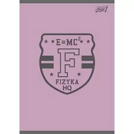 Zeszyty szkolne - Unipap zeszyt okładka laminowana A5, 60 kartek, krata fizyka ze ściągą COLLEGE - miniaturka - grafika 1