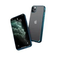 Etui i futerały do telefonów - cofi1453 Etui silikonowe ELECTRO MATT Bumper Akcesoria kompatybilne z iPhone 7 Etui ochronne Miękkie etui ochronne Jasnoniebieski - miniaturka - grafika 1