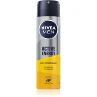 Dezodoranty i antyperspiranty męskie - Nivea Men Active Energy 48H antyperspirant 150 ml dla mężczyzn - miniaturka - grafika 1