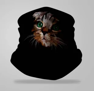 Komin wielofunkcyjny bezszwowy kotek - Apaszki i szaliki damskie - miniaturka - grafika 1