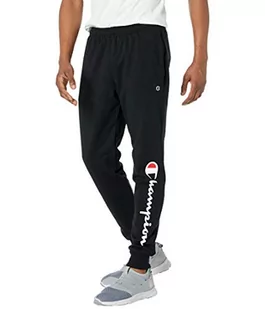 Champion Męskie spodnie dresowe Powerblend, Black-586296, L - Spodenki męskie - miniaturka - grafika 1