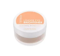 Pudry do twarzy - Catrice Under Eye Brightener Setting Powder sypki puder pod oczy 020 Warm Nude 2,3g - miniaturka - grafika 1