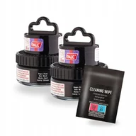 Środki do obuwia i ubrań - Czarna Pasta w Kremie do Butów x2 i Chusteczka do Skóry Palc Zestaw 3w1 - miniaturka - grafika 1