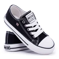 Buty dla dziewczynek - Trampki Dziecięce Big Star Czarne FF374206 - miniaturka - grafika 1