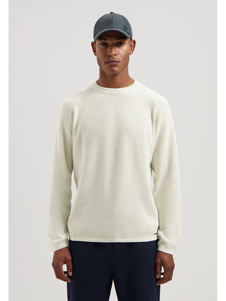 DSTREZZED Sweter w kolorze kremowym