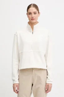 The North Face bluza polarowa damska kolor beżowy gładka NF0A8D2CQLI1 - Bluzy damskie - miniaturka - grafika 1