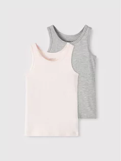 Koszulki dla dziewczynek - Name it Komplet 2 topów 13209632 Kolorowy Regular Fit - grafika 1