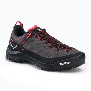 Buty turystyczne damskie Salewa Wildfire Canvas szare 61407 - Buty trekkingowe damskie - miniaturka - grafika 1