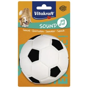 Vitakraft For You zabawka dla psa piłka nożna vinyl 1szt - Zabawki dla psów - miniaturka - grafika 1