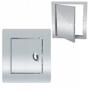 DRZWICZKI REWIZYJNE METALOWE ZATRZASK 10x10cm - Akcesoria do wentylacji i klimatyzacji - miniaturka - grafika 1