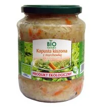 BIOnaturo Kapusta kiszona z marchewką 680 g Bio - Koncentraty warzywne, przeciery - miniaturka - grafika 1