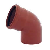 Rury - Kolano 160 / 67 pomarańczowe - miniaturka - grafika 1