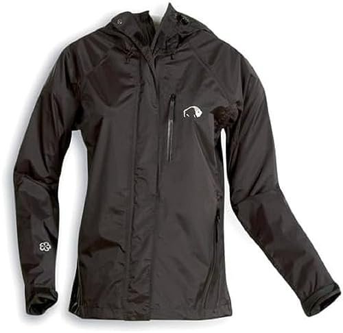 Tatonka Tech Damska Kurtka Przeciwdeszczowa Płaszcz Przeciwdeszczowy Iliama Lady Jacket, rozm. 38, czarna