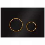 Przyciski spłukujące - KK-POL Przycisk spłukujący do stelaża M11 czarny - miniaturka - grafika 1