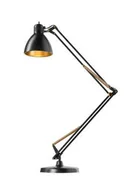 Lampy stojące - NORDIC LIVING - Archi T2 Lampa Stołowa z Podstawą Czarno/Złota NORDIC LIVING - miniaturka - grafika 1