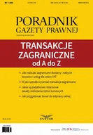 Prawo - Transakcje zagraniczne od A do Z PRACA ZBIOROWA - miniaturka - grafika 1