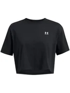 Koszulki i topy damskie - Under Armour Koszulka w kolorze czarnym - miniaturka - grafika 1