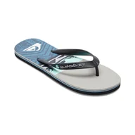 Klapki i japonki męskie - Męskie Japonki QUIKSILVER MOLOKAI PANEL M SNDL AQYL101263-XSKB – Szary - miniaturka - grafika 1