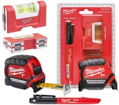 Poziomice, łaty, miary - Zestaw Poziomica Torpedo Miara 5M Marker Milwaukee - miniaturka - grafika 1