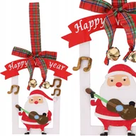 Bombki - BOMBKI choinkowe drewniane zawieszki NA CHOINKĘ - miniaturka - grafika 1