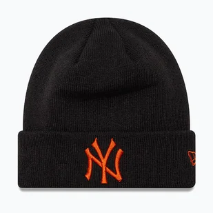Czapka zimowa New Era Le Beanie Nyy black - Czapki damskie - miniaturka - grafika 1