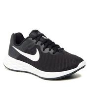 Buty sportowe damskie - Nike Buty Revolution 6 Nn DC3729 003 Black/White/Dk Smoke Grey - miniaturka - grafika 1