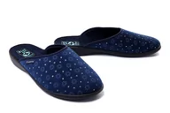 Kapcie damskie - ADANEX DIL3 DIANA 26723 GR/CZ granatowy/czarny, kapcie/klapki damskie - Adanex - miniaturka - grafika 1