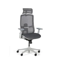 Fotele i krzesła biurowe - Krzesło biurowe JOHNNY, szare - miniaturka - grafika 1