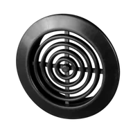 Kratki wentylacyjne - Osłona wentylacyjna MINI-AWENT 45/58 2 szt. czarna - miniaturka - grafika 1