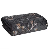 Koce - Narzuta 170x210 cm pled miękki na łóżko czarny - miniaturka - grafika 1