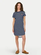 Sukienki - JDY Sukienka codzienna New Ivy 15298074 Granatowy Regular Fit - miniaturka - grafika 1