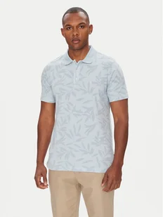 Pierre Cardin Polo C5 21434.2117 Błękitny Regular Fit - Koszulki męskie - miniaturka - grafika 1