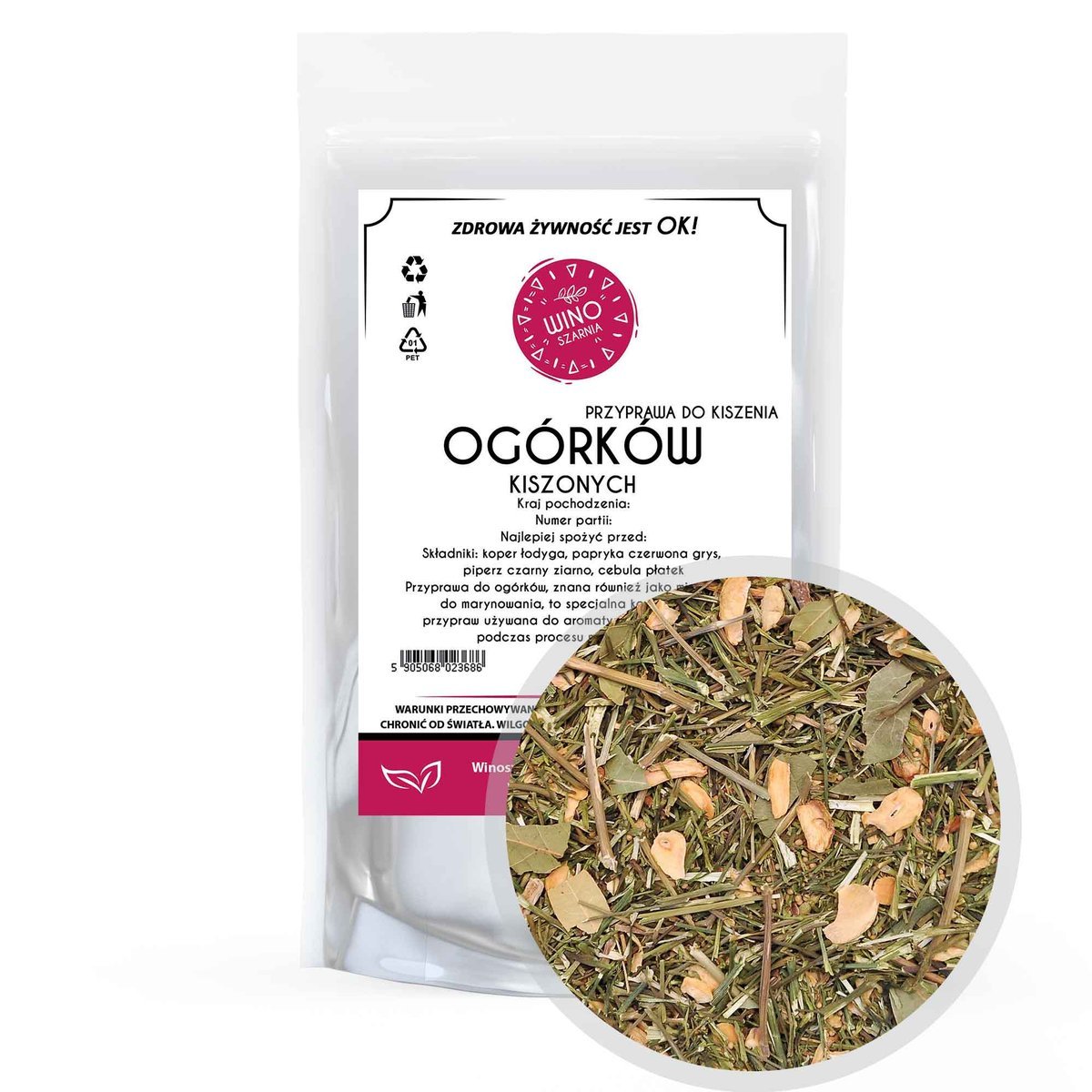 Przyprawa do kiszenia ogórków kiszonych - 1kg