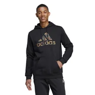 Bluzy sportowe męskie - Bluza z kapturem męska ADIDAS Gym & Pilates - miniaturka - grafika 1