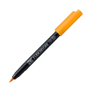 Pisak pędzelkowy Kuretake Fudebiyori bright yellow 052 - Kredki, ołówki, pastele i pisaki - miniaturka - grafika 1