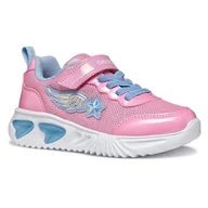 Buty dla dziewczynek - Geox J Assister Girl B Sneakersy dziewczęce, Kolor różowy, 31 EU - miniaturka - grafika 1