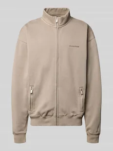 Bluza rozpinana o kroju oversized z wyhaftowanym logo - Bluzy męskie - miniaturka - grafika 1