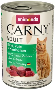 Animonda Carny Adult, 6 x 400 g - Czysta wołowina - Mokra karma dla kotów - miniaturka - grafika 1