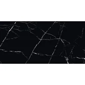 Płytki ceramiczne - Gres szkliwiony ALASKA BLACK 60 x 120 cm rektyfikowany HIGH GLOSSY - miniaturka - grafika 1