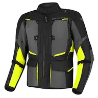 Odzież motocyklowa - SHIMA HERO 2.0 kurtka motocyklowa dla mężczyzn, całoroczna przygoda, Cordura, męska kurtka turystyczna z wodoodporną membraną grzewczą warstwą CE, ochraniacze z regulacją szerokości (fluo, M) - miniaturka - grafika 1
