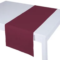 Obrusy i serwetki - Dekoria Bieżnik prostokątny Plum śliwkowy) 40x130 cm Cotton Panama 410-702-32 - miniaturka - grafika 1