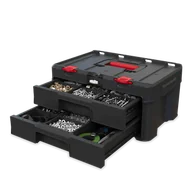 Skrzynki i torby narzędziowe - Skrzynka z 2 szufladami Stack'N'Roll - miniaturka - grafika 1