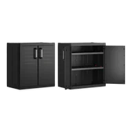 Skrzynie ogrodowe - KETER Szafa Detroit Low XL czarna 969510) - miniaturka - grafika 1